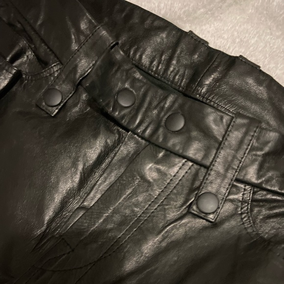 Unravel project black leather pants. - Picture 5 of 6